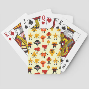 Jeu De Cartes Motif de monstres amusants