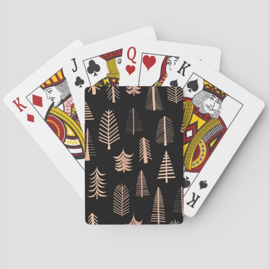 Jeu De Cartes Motif de Noël (dos)