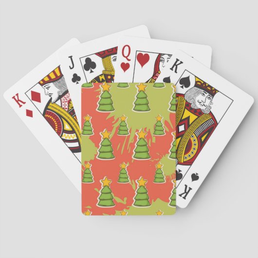 Jeu De Cartes Motif de Noël (dos)