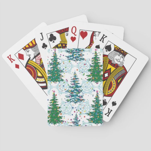 Jeu De Cartes Motif de Noël (dos)