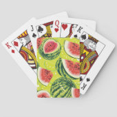 Jeu De Cartes Motif de pastèque (dos)