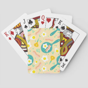 Jeu De Cartes Motif de petit déjeuner