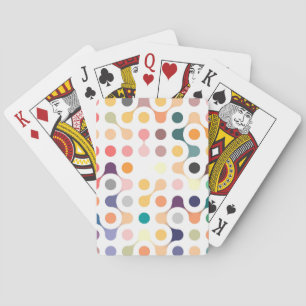 Jeu De Cartes Motif de structure moléculaire