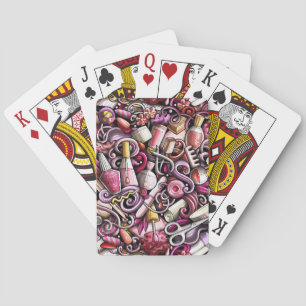 Jeu De Cartes Motif de studio de clou
