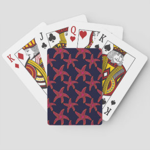 Jeu De Cartes Motif de style poisson étoilé