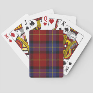 Jeu De Cartes Motif de tartan