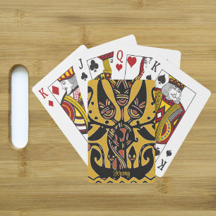 Jeu De Cartes Motif de tatouage ethnique tribal