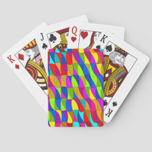 Jeu De Cartes Motif déroutant Flowerpower