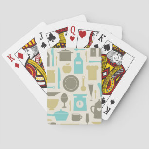 Jeu De Cartes Motif des outils de cuisine