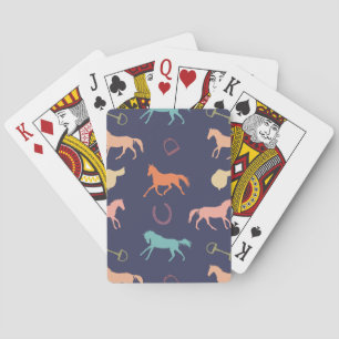 Jeu De Cartes Motif du cheval anglais Fun Multicolor