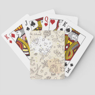 Jeu De Cartes Motif du concept de tatouage