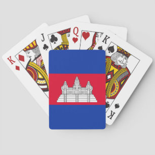 Jeu De Cartes Motif du drapeau du Cambodge
