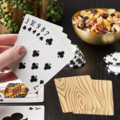 JEU DE CARTES MOTIF EN BOIS (In Situ)
