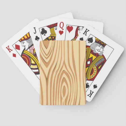 JEU DE CARTES MOTIF EN BOIS (dos)