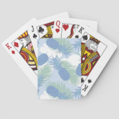 Jeu De Cartes Motif en pastel tropical d'ananas (dos)