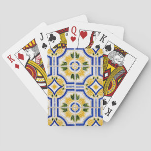 Jeu De Cartes motif en tuiles vives, Portugal