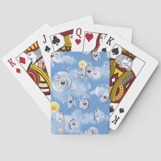 Jeu De Cartes Motif fantôme (dos)