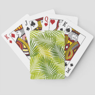 Jeu De Cartes motif feuille