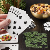 Jeu De Cartes Motif Feuille tropical (In Situ)