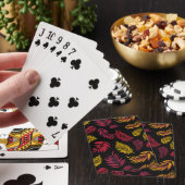 Jeu De Cartes Motif Feuille tropical 21 (In Situ)