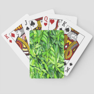Jeu De Cartes Motif Feuille verdoyant - Nature Botanique