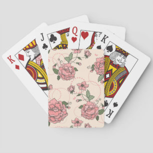 Jeu De Cartes Motif floral 5 2