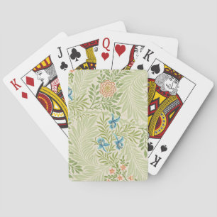 Jeu De Cartes Motif floral de pied-d'alouette de William Morris