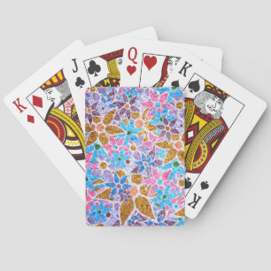 Jeu De Cartes Motif floral tendance vintage #3