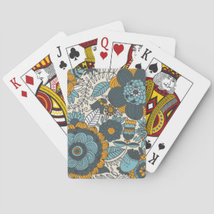 Jeu De Cartes Motif floral vintage