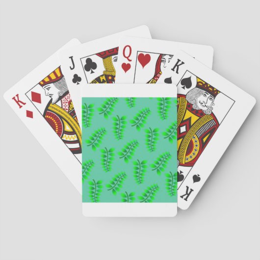 Jeu De Cartes Motif Foliage éponyme (dos)