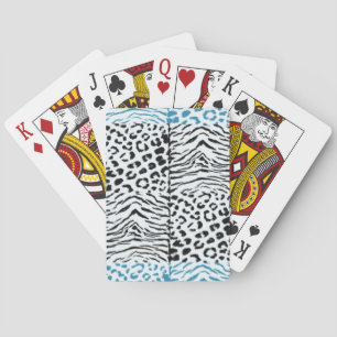 Jeu De Cartes Motif fourrure d'animal sauvage