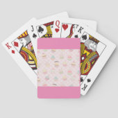 Jeu De Cartes Motif Gâteau Rose Gingham (dos)