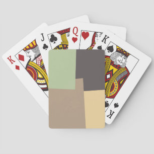 Jeu De Cartes Motif géométrique couleur rétro #10