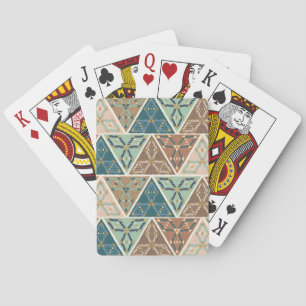Jeu De Cartes Motif géométrique extérieur d'étape   de Geo