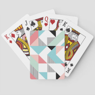 Jeu De Cartes Motif géométrique moderne