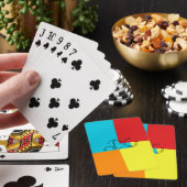 Jeu De Cartes Motif géométrique moderne couleur rétro #4 (In Situ)