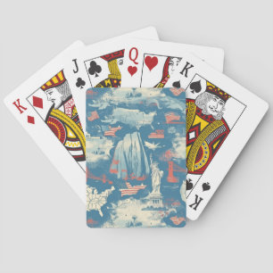 Jeu De Cartes Motif historique vintage-américain (3)
