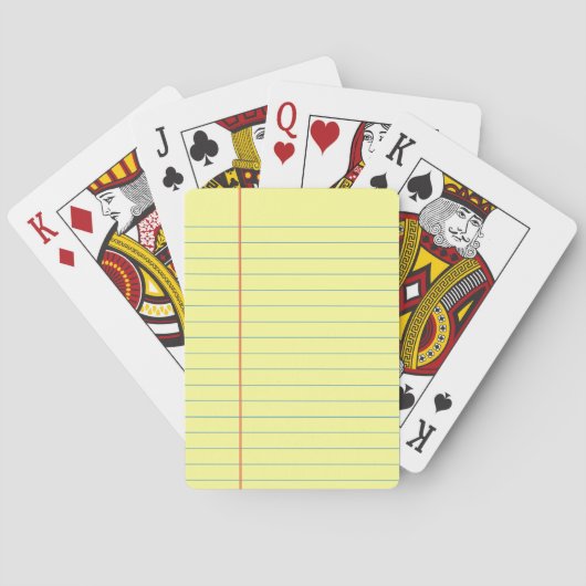 Jeu De Cartes Motif juridique (dos)