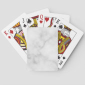 Jeu De Cartes Motif Marbre blanc élégant (dos)