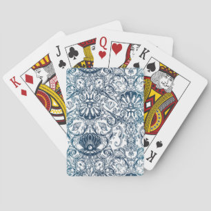 Jeu De Cartes Motif marin vintage