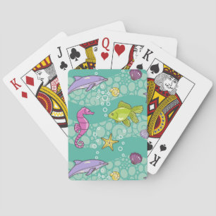 Jeu De Cartes Motif maritime d'été