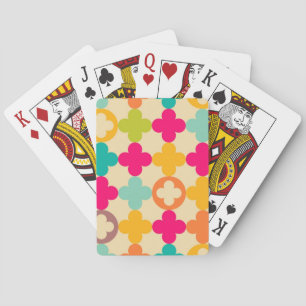 Jeu De Cartes Motif médiéval vintage de rosette