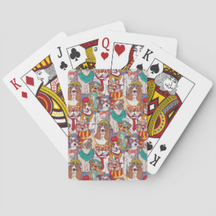 Jeu De Cartes Motif mignon de mode de chiot
