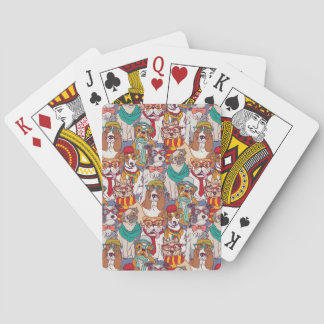 Jeu De Cartes Motif mignon de mode de chiot