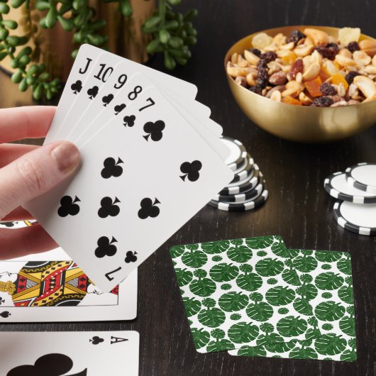 Jeu De Cartes Motif Monstera  (In Situ)