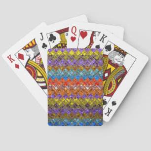 Jeu De Cartes Motif mosaïque Abstrait #4