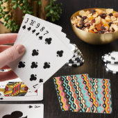 Jeu De Cartes Motif multicolore abstrait (In Situ)