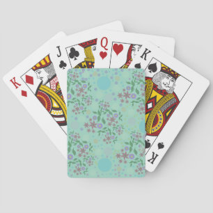 Jeu De Cartes Motif personnalisé de fleurs et de vignes Kidcore 