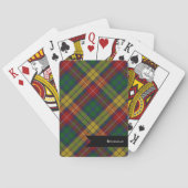 Jeu De Cartes Motif Plaid Buchanan Clan Tartan (dos)