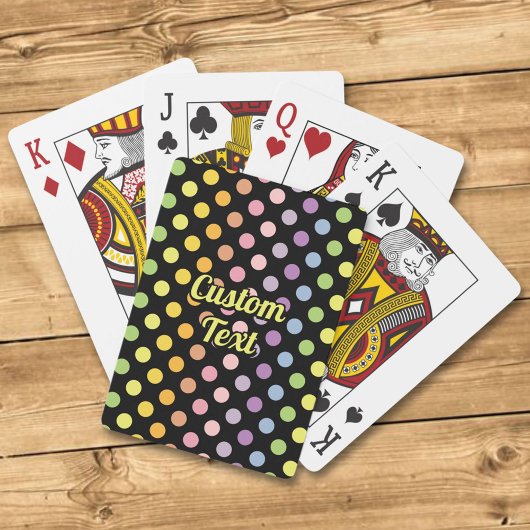 Jeu De Cartes Motif Pois Rainbow